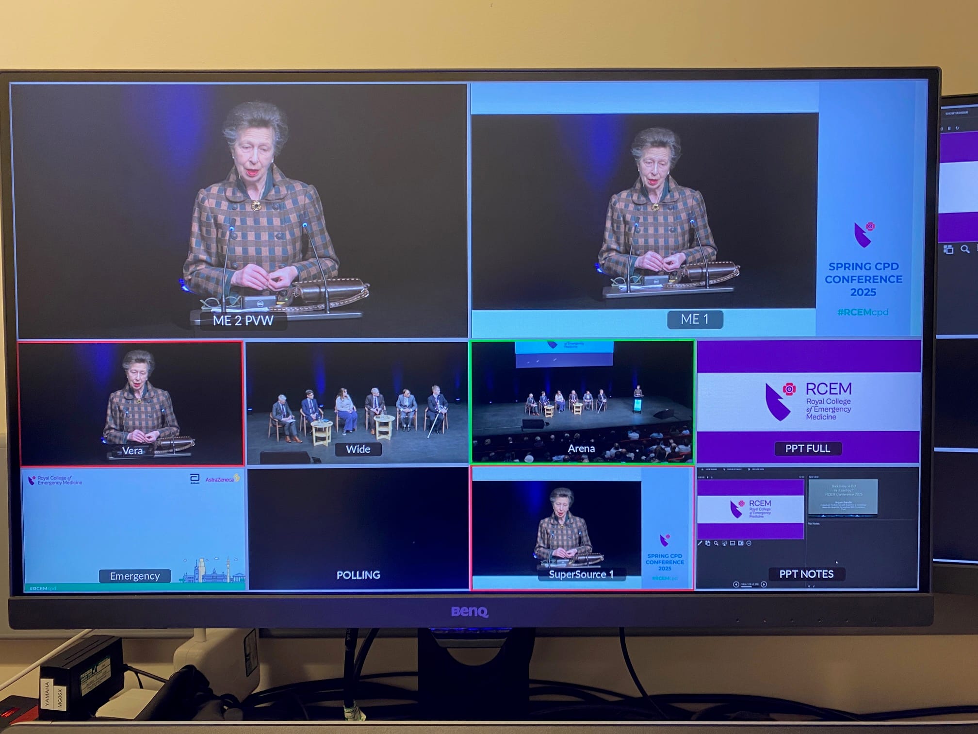 corporate live streaming of an event